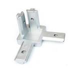 Corner connector for aluminum profiles 2020 - 90º tee - V-SLOT, T-NUT
