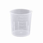 Measuring cup 30ml - Plastic container with scale - medicine glass
