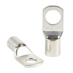 Końcówka oczkowa -SC6-8 -  miedziana cynowana