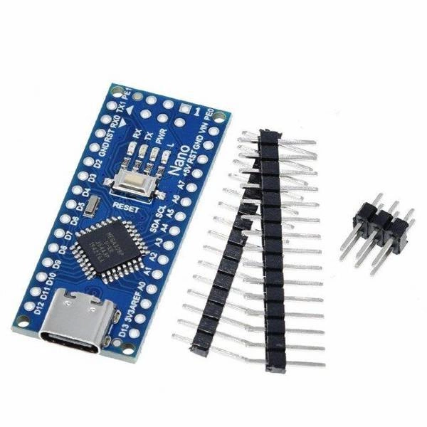 NANO V3.0 16MHz USB type-C - ATmega328P - CH340 - Clone - solder pins ...