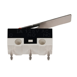 Wyłącznik Krańcowy NO/NC - 1A/125VAC - Dźwignia 18mm - Mikroprzełącznik