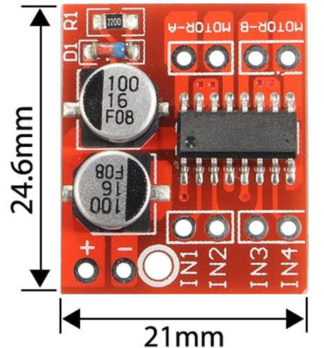 Moduł sterownika Mini MX1508