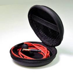 Headphone case - 80mm round - Storage box - Cover