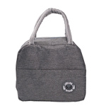 Thermal Breakfast Bag Travel Lunch Bag Grey Panda
