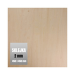 Plywood 2mm 450x450 mm - Carving Board- Format