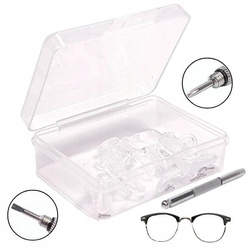 Zestaw Zapasowych Nosków Do Okularów 10 Par Silikonowe Noski Z Wypustkami