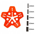 Grout spacer 1-3mm - 50pcs - Universal spacer for tile leveling system.