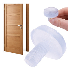 Bumper - 12mm - Door bumper - Anti-collision screw - Transparent 1pc