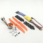 Propulsion kit for model aircraft up to 1kg - motor A2212/6T 1400KV, ESC 30A, 2x propeller 8060