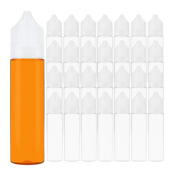Gorilla 60ml Plastic Bottle with Soft Applicator for Oil Dispensing - Set of 100