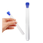 PP plastic test tube 15x150mm with cork stopper