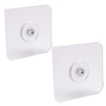 Self-adhesive Screw Holder M4 55x55mm 2pcs Wall Mounting
