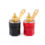 Audio speaker socket 4MM - 301- gold plated banana connector - Audio terminal -1 pair