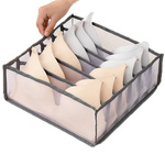 Linen organizer - 6 compartments - drawer insert - folding - fabric