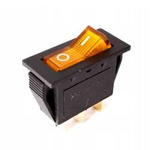 Key switch KCD3-101N - ON/OFF - 3 PIN - yellow