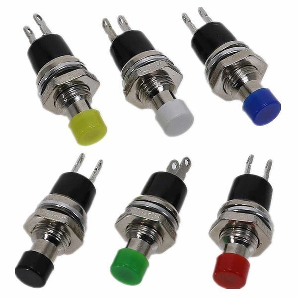 Przycisk PBS-11A - 250V 1A - bistabilny - okrągły Przycisk PBS-110
