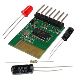Moduł Odbiornika Bluetooth Audio - 5V - do głośnika bezprzewodowego DIY