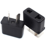 Adapter uniwersalny - przejściówka AU/USA-EU. Wtyczka Australia, gniazdo Ameryka, Europa.