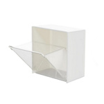 Wall-mounted storage box - dustproof organizer - self-adhesive