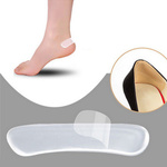 Silicone heels - gel - 2 pieces - for shoes - transparent