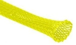 4mm/8mm wire braid - neon yellow - Polyester braid/ Braid - 1mb