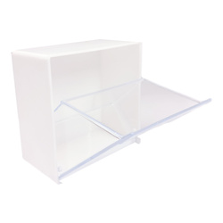 Wall-mounted storage box - dustproof organizer - self-adhesive