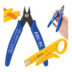 Precision Side Pliers + Stripper Insulation Puller Set ABC-RC