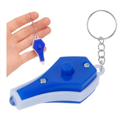 Mini UV LED flashlight with key ring - blue light - ultraviolet
