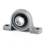 Self-aligning bearing in aluminum housing - KP001 - 12mm - shaft support