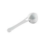 Round plastic teaspoon - measuring cup - 5g - disposable