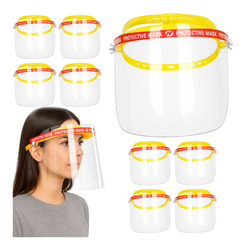 HURT 10 pcs - Headed protective visor - open - full plexi