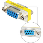 DB9 serial adapter - male - female - adapter