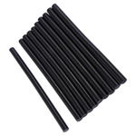 Hot glue gun glue 11x200mm - black - hot glue cartridge - 10pcs
