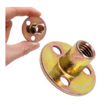 M10 lock nut with flange - 3-hole