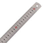 Metal ruler 50 cm - 0.3mm - double-sided - precise