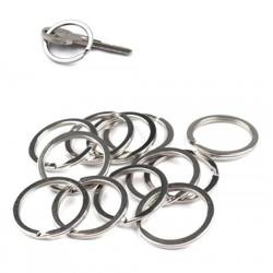 Spring ring for key ring - 35mm x10pcs - flat - Key ring