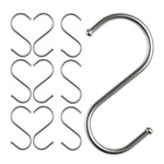 Clothes Hook 65mm Metal Solid Hanger for Home Workshop 10 pieces