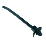 Cable tie with clip 88,5x5,5mm type10 - black- 1pc