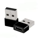 Adapter - Przejściówka - USB typ C na USB - czarny - OTG