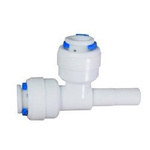 T-piece - Quick connector for water - plug 2x 1/4" 6.5mm, spigot 1x6.5 - splitter for hose - osmosis