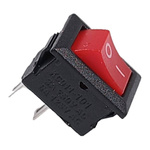 15x10mm rocker switch - red - 2PIN - 250VAC/3A - ON-OFF