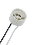 GU10 connection socket - ceramic fixture for LED bulbs and lamps