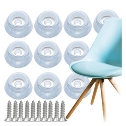Anti-slip pad for chair 1,8x1,7cm10pcs-furniture legs for screw