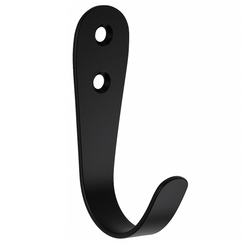 Single hook - small - Trinket hanger - black 52mm - Handle