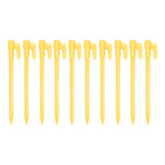 Plastic Tent Pins - Camping Anchors - Pins - 147mmx7mm - 10 pcs