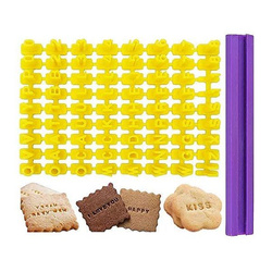 Lettered Cookie Stamper - Lettered Numbers Cookie Stamper