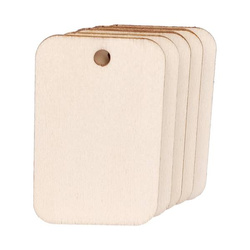 Mini Sklejka 50x32mm 2,5mm Etykieta Do Rzeźbienia Malowania Cięcia Laserem 5szt