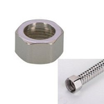 1/2" stainless steel 304 nut for 16mm corrugated pipe