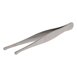 Straight Tweezers - 12.5cm - Precision Metal Tweezers