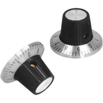 Knob for potentiometer with scale - C2 - 29mm